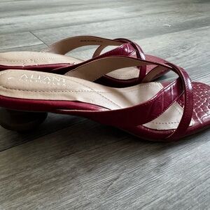 Alfani Red Heels with Crisscross Straps